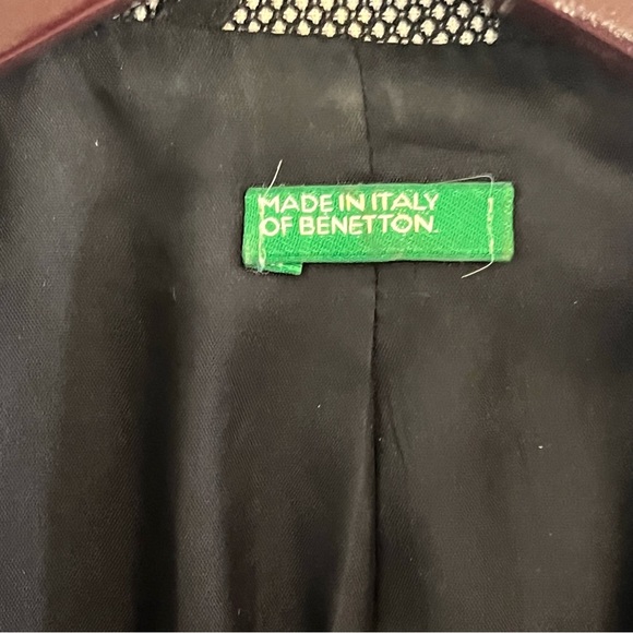 Benetton Women’s Blazer Made in Italy Size 40 - Picture 4 of 8